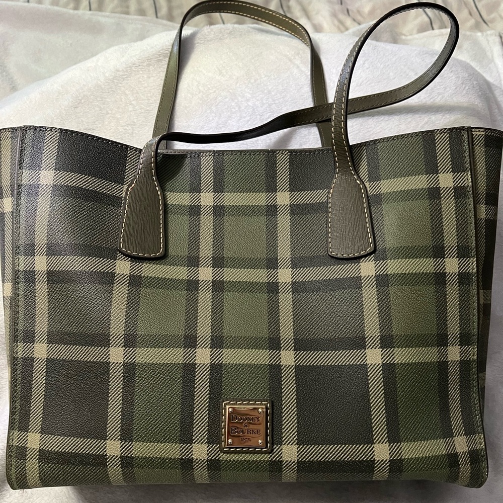 Dooney & Burke Plaid Tote